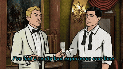 Two Men One Says I've Had a Really Bad Experience