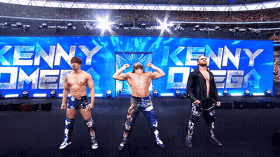 Two Men One Wearing Impact Championship Belt GIF