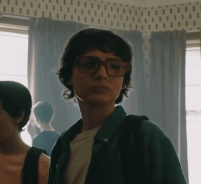 Two Men One Wearing Real World Shirt GIF