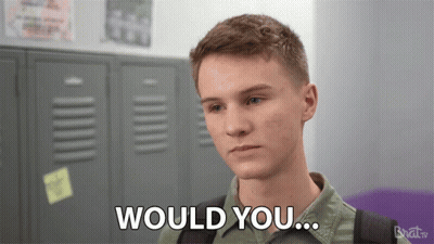 Two Men One With Moustache Shirt GIF