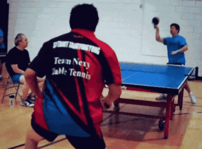 Two Men Playing Ping Pong Team Nexy Shirt