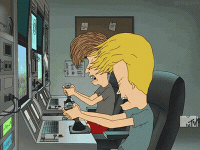 Two Men Playing Video Game MTV GIF