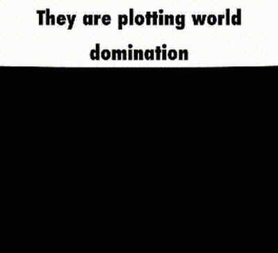 Two Men Plotting World Domination GIF