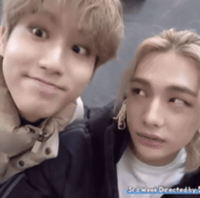 Two Men Posing With 3Rd Week Text GIF