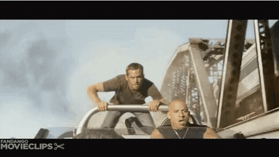Two Men Riding Roller Coaster Fandango Movieclips GIF