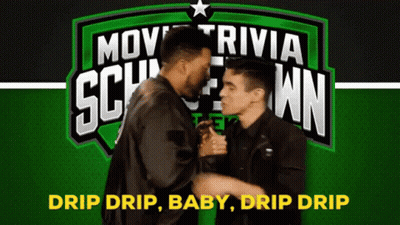 Two Men Saying Drip Drip Baby Drip Drip GIF
