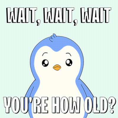 Two Men Saying Happy Birthday We're All Gettin' So Old GIF