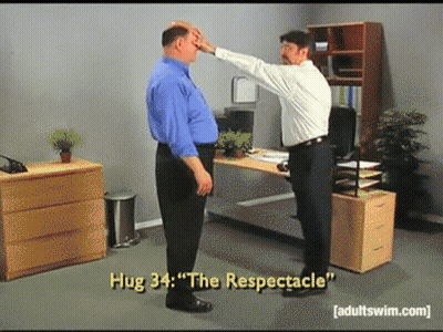 Two Men Saying Hug 34 The Respectable GIF