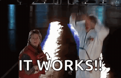 Two Men Saying It Works GIF