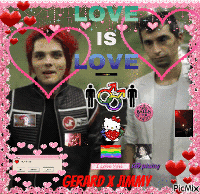 Two Men Saying Love Is Love GIF
