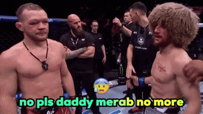 Two Men Saying No Pls Daddy Merab No More GIF
