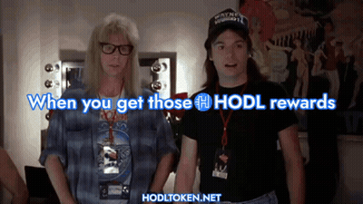 Two Men Saying When You Get Those Hodl Rewards GIF
