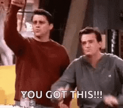 Two Men Saying You Got This GIF