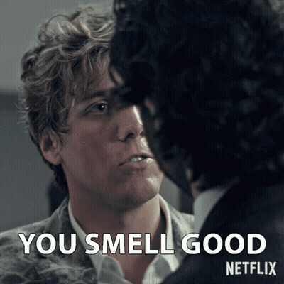 Two Men Saying You Smell Good Netflix GIF