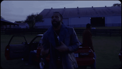 Two Men Silhouette Against Blue Sky GIF