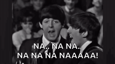 Two Men Singing Na Na Na Naaaa GIF