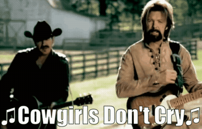 Two Men Singing Playing Guitars Cowgirls Don't Cry GIF