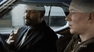 Two Men Sitting In Car One Talking GIF