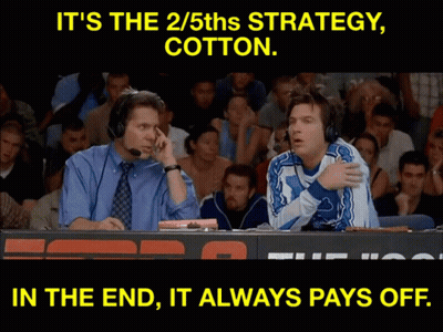 Two Men Sitting In Front Of ESPN Sign GIF