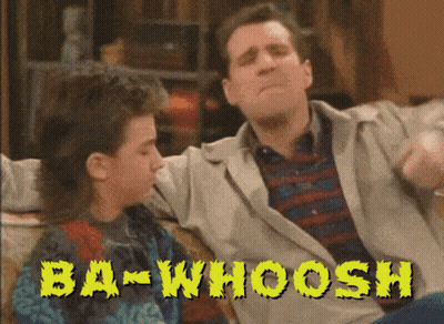 Two Men Sitting On Couch Ba-Whoosh GIF