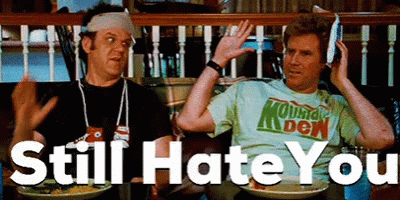 Two Men Sitting On Couch With Food GIF