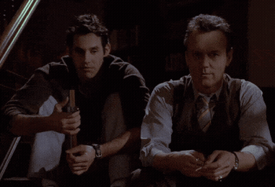 Two Men Sitting She Was Truly The Finest Of All Of Us GIF