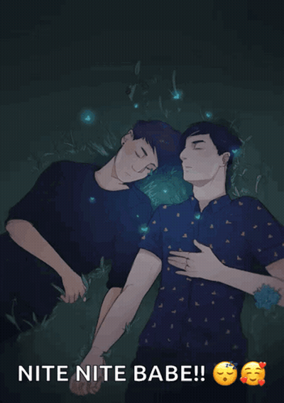 Two Men Sleeping Nite Nite Babe GIF