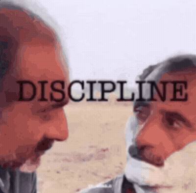 Two Men Standing Next To Each Other Discipline GIF