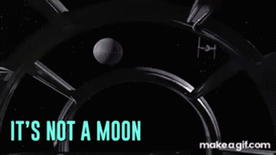 Two Men Standing Next To Each Other It's Not A Moon GIF