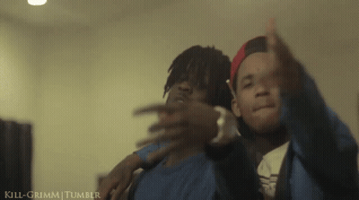 Two Men Standing Next To Each Other Kill-Grimm Tumblr GIF