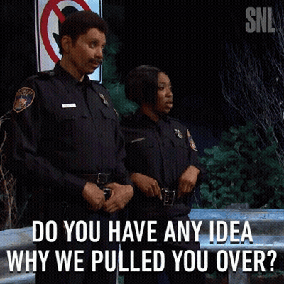 Two Men Standing Next To Each Other Saying Color Us Intrigued GIF