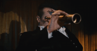 Two Men Standing Next To Each Other Saying It's Not A Moon GIF