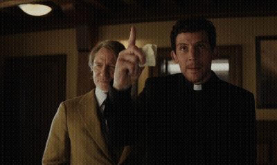 Two Men Standing Next To Each Other Saying That's It GIF