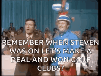 Two Men Standing On Stage GIF
