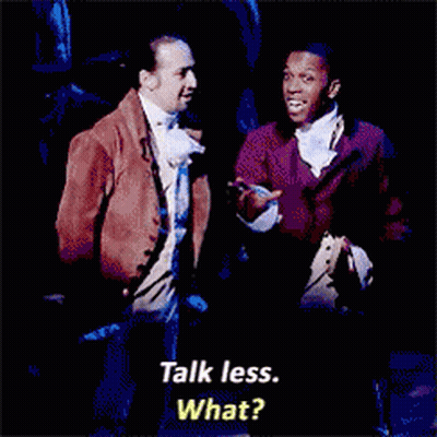 Two Men Standing Talk Less What GIF