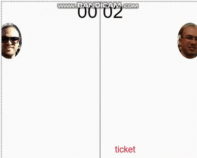 Two Men Standing Together Saying Ticket GIF