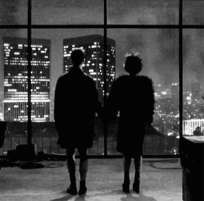 Two Men Standing With Pink Hearts and Swish
