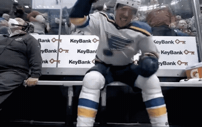 Two Men Standing With Text You Have A Blazing Talent GIF