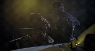 Two Men Standing With We Got It Behind Them GIF