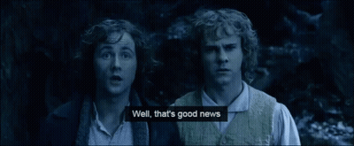 Two Men Standing With Well That's Good News GIF
