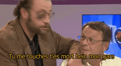 Two Men Talking GIF