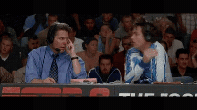 Two Men Talking In Front Of Crowd Says Its A Bold Strategy GIF