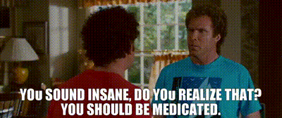 Two Men Talking In Living Room GIF