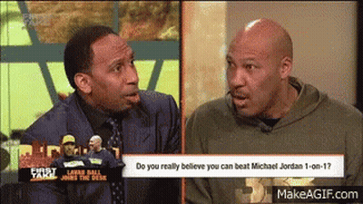 Two Men Talking On First Take GIF