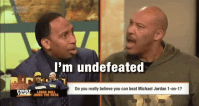 Two Men Talking One Says I'm Underestimated GIF