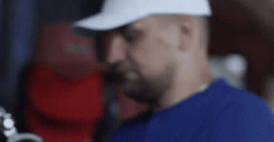 Two Men Talking One Smoking GIF