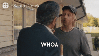 Two Men Talking Saying Whoa GIF