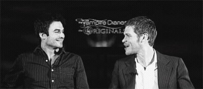 Two Men Talking Vampire Diaries The Originals GIF