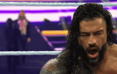 Two Men With Beards Standing In Ring GIF