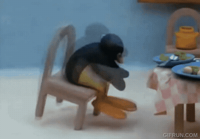 Two Men With Don't Touch It In Red GIF